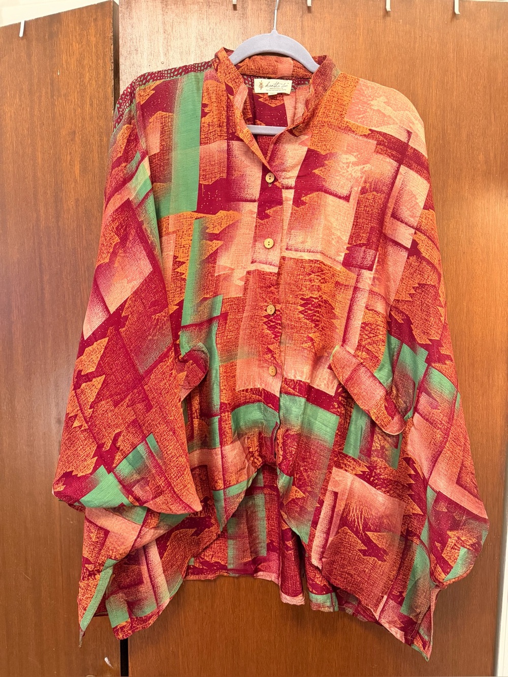 Kantha Bae silk Dylan blouse